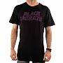 Black Sabbath tričko, Wavy Logo Diamante Eco Friendly Black, pánské