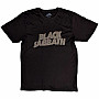 Black Sabbath tričko, Wavy Logo Hi-Build Black, pánské