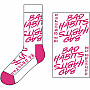 Ed Sheeran ponožky, Bad Habits White, unisex - velikost 7 až 11 (velikost 41 až 45)