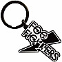 Foo Fighters kovová klíčenka 45 mm, Flash Logo Zinc