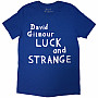 Pink Floyd tričko, David Gilmour Luck & Strange Logo BP Blue, pánské