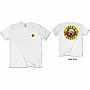 Guns N Roses tričko, F&B Classic Logo White, pánské