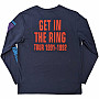 Guns N Roses tričko dlouhý rukáv, Get In The Ring Tour BP Navy Blue, pánské