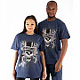 Guns N Roses tričko, Faded Skull Blue, pánské