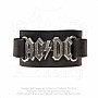 AC/DC kožený náramek 38x262x16 mm, Logo