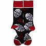 Iron Maiden ponožky, Eddie Skulls Black, unisex - velikost 4 až 7 (36 až 40 EU)