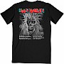 Iron Maiden tričko, First Album Track list V.3. BP Black, pánské