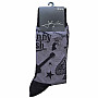 Johnny Cash ponožky, Guitars 'n Guns Grey & Black, unisex - velikost 7 až 11 (40 - 45)
