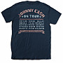 Johnny Cash tričko, All Star Tour Navy BP, pánské