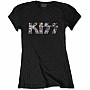 KISS tričko, Logo Diamante Girly, dámské