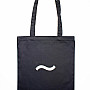 Lake Malawi Tote Bag, When A Wave (Black)