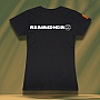 Rammstein tričko, Logo Glow BP Black, dámské