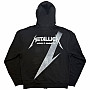 Metallica mikina, Shrouded Zipped BP Black, pánská