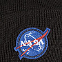 NASA zimní kulich, NASA Embroidery Logo Black Onesize