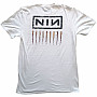 Nine Inch Nails tričko, Downward Spiral BP White, pánské