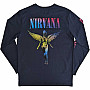 Nirvana tričko dlouhý rukáv, Angelic Gradient BP Navy Blue, pánské