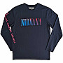 Nirvana tričko dlouhý rukáv, Angelic Gradient BP Navy Blue, pánské