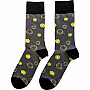 Nirvana ponožky, Mixed Happy Faces Charcoal Grey, unisex - velikost 7 až 11 (41 až 45)