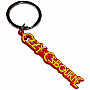 Ozzy Osbourne kovová klíčenka 65mm x 10mm, Logo Yellow Zinc