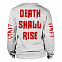 Cancer tričko dlouhý rukáv, Death Shall Rise White, pánské