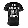 Black Label Society tričko, The Almighty Black, pánské