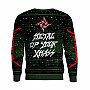 Metallica pletený vánoční svetr, Metal Up Your Ass Xmass Blk/Green