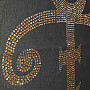 Prince tričko, Gold Symbol Embellished Black, pánské