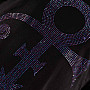 Prince tričko, Purple Symbol Embellished Black, pánské