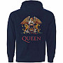 Queen mikina, Classic Crest Navy Zipped, pánská