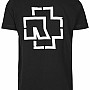 Rammstein tričko, Weisse Balken BP Black, pánské
