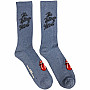 Rolling Stones ponožky, Script Logo Tie-Dye, unisex - velikost 7 až 11 (41 až 45)
