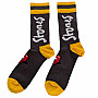 Rolling Stones ponožky, No Filter Black, unisex - velikost 7 až 11 (40 až 45)