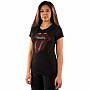 Rolling Stones tričko, Classic Tongue Embellished Black, dámské