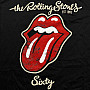 Rolling Stones tričko, Sixty Plastered Tongue Suede Applique Black, dámské