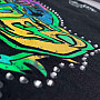 Rolling Stones tričko, Some Girls Neon Tongue Embellished Black, pánské