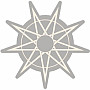 Slipknot tričko, Logo & Star with Applique, pánské