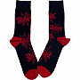 Slipknot ponožky, Logo & Nonagram Black, unisex - velikost 7 až 11