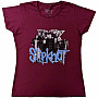 Slipknot tričko, Goat Logo Demon Girly BP Maroon Red, dámské