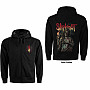 Slipknot mikina, Burn Me Away Zipped BP Black, pánská