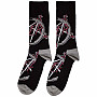 Slayer ponožky, Pentagram Black, unisex - velikost 4 až 7 (36 až 40 EU)