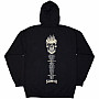 Sum 41 mikina, Tour '24 Pocket Logo & Skull Back Zipped BP Black, pánská