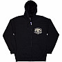 Sum 41 mikina, Tour '24 Pocket Logo & Skull Back Zipped BP Black, pánská