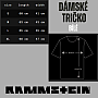 Rammstein tričko s kšandami, Suspender White, dámské