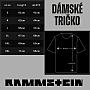 Rammstein tričko, Zeit BP Black, dámské