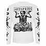 The Offspring tričko dlouhý rukáv, Skeletons White LS, pánské