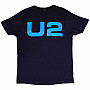 U2 tričko, Logo E+I 2018 Tour Dates BP Navy Blue, pánské
