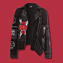 Rammstein bunda, Metal Patches Zip BP Black, dámská